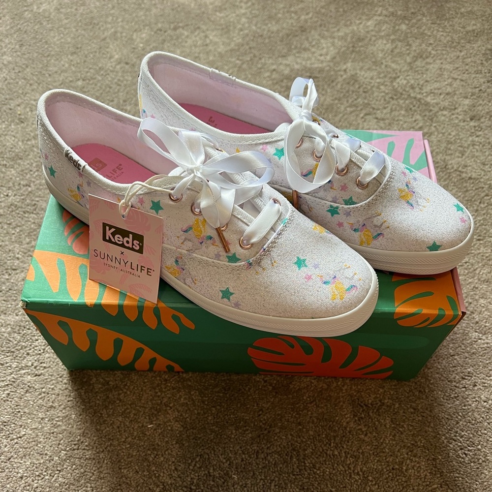 Keds x SUNNYLIFE Champion Unicorn Shoes